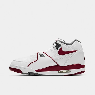 Nike Air Flight 89 White / Team Red - Smoke Grey