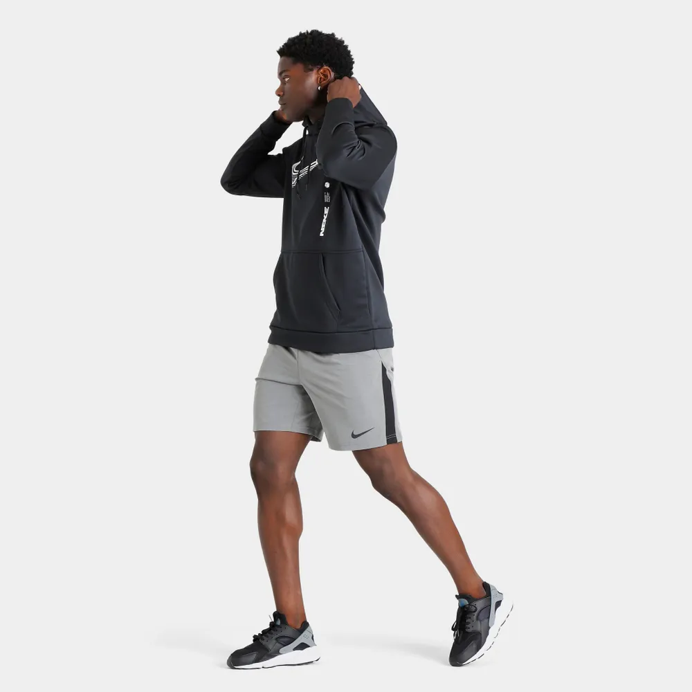 Nike Therma-FIT Training Pullover Hoodie Black / White