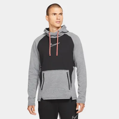 Nike Therma-FIT Training Pullover Hoodie Black / Heather