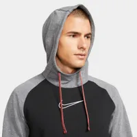 Nike Therma-FIT Training Pullover Hoodie Black / Heather