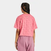 Nike Sportswear Women's Icon Clash AOP T-shirt Archaeo Pink / Cedar