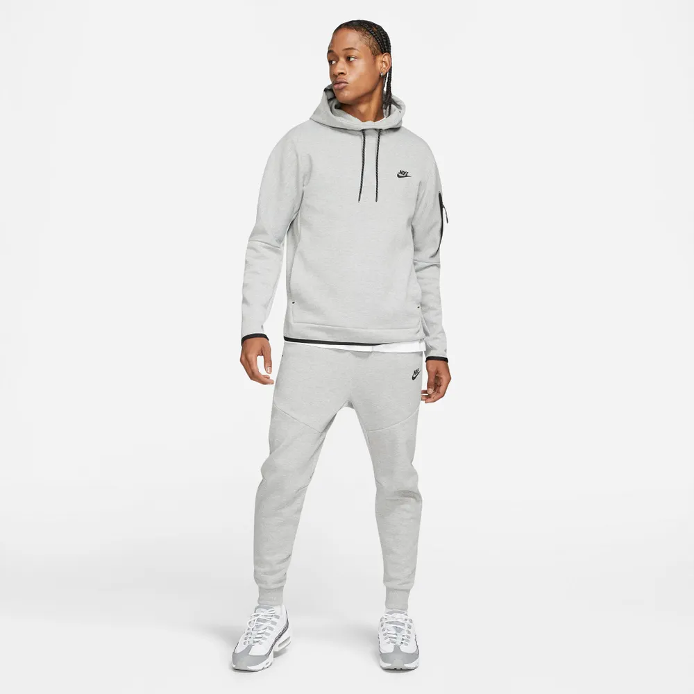 Nike Sportswear Tech Fleece Pullover Hoodie Dk Grey Heather / Black