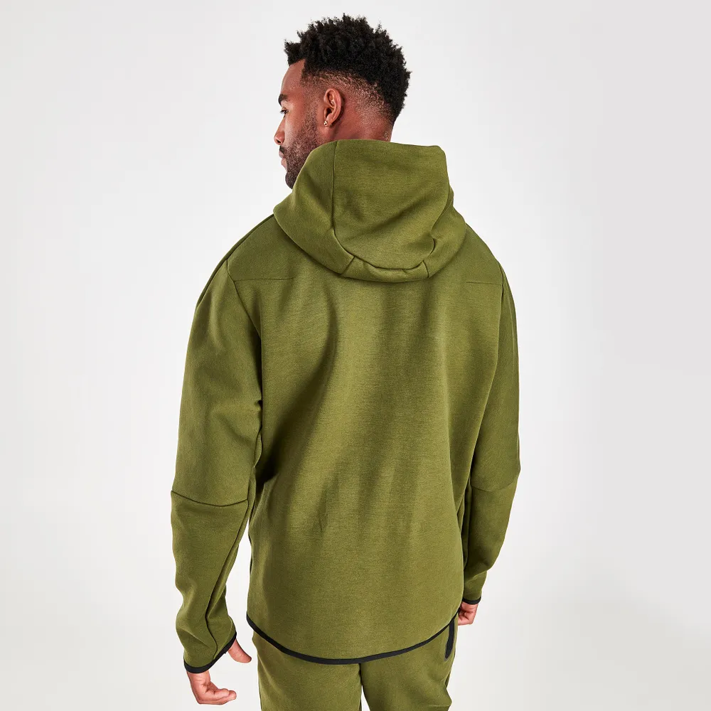 Nike Sportswear Tech Fleece Full-Zip Hoodie Rough Green Black