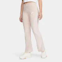 Nike Air Women’s Velour Mid-Rise Pants Bronze Pink Oxford / White