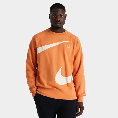 Nike Sportswear Swoosh Fleece Crewneck Hot Curry / Pearl White - Canvas