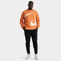 Nike Sportswear Swoosh Fleece Crewneck Hot Curry / Pearl White - Canvas