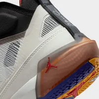 Jordan 37 Light Bone / Fire Red - Black