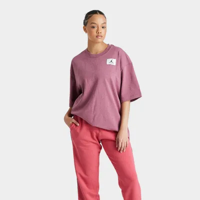 Jordan Women's Essentials T-shirt Light Mulberry / Heather - Cave Purple