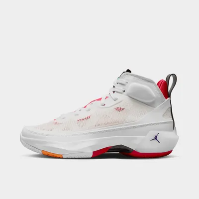 Jordan 37 GS White / True Red - Light Silver