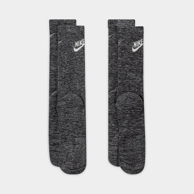 Nike Everyday Plus Cushioned Crew Socks (2 Pack) Black / White