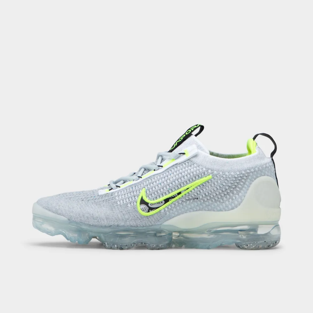 Nike VaporMax 2021 Flyknit Wolf Grey / White - Volt