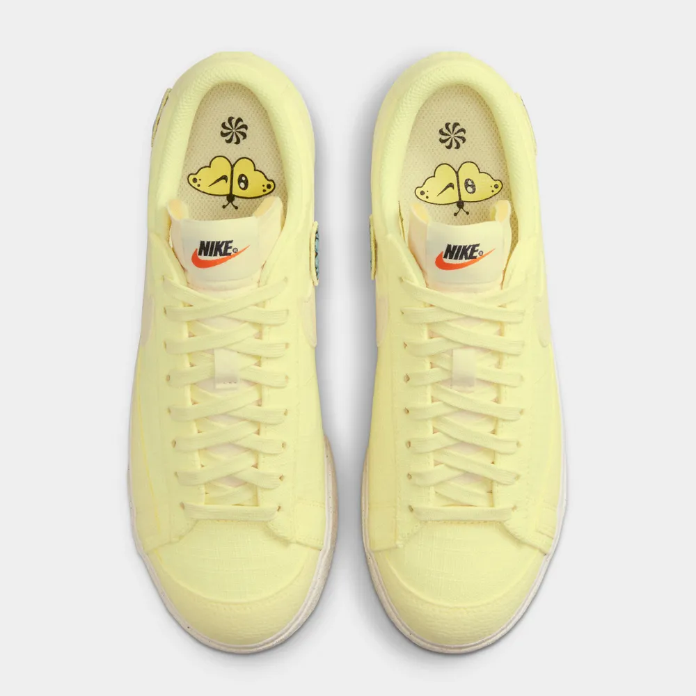 Nike Women’s Blazer Low Platform Citron Tint / Pale Ivory