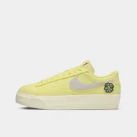 Nike Women’s Blazer Low Platform Citron Tint / Pale Ivory