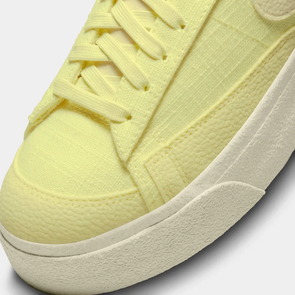 Nike Women’s Blazer Low Platform Citron Tint / Pale Ivory