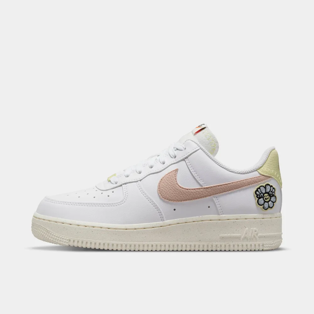 Nike Women’s Air Force 1 ‘07 SE White / Pink Oxford - Boarder Blue