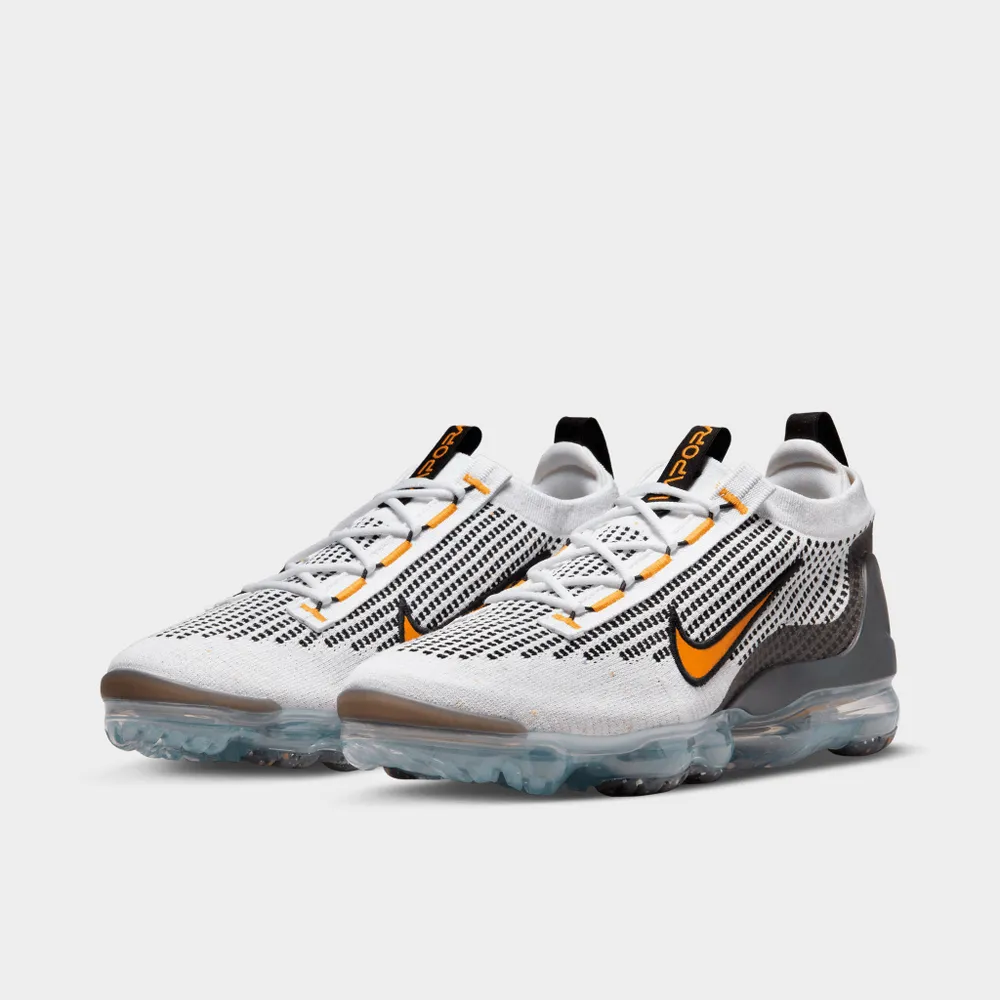 Nike Air VaporMax 2021 Flyknit White / Kumquat - Black