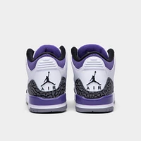 Jordan 3 Retro GS White / Black - Dark Iris