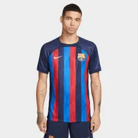 Nike Dri-FIT FC Barcelona 2022/23 Stadium Home Soccer Jersey Obsidian / Sesame