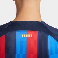 Nike Dri-FIT FC Barcelona 2022/23 Stadium Home Soccer Jersey Obsidian / Sesame