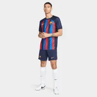 Nike Dri-FIT FC Barcelona 2022/23 Stadium Home Soccer Jersey Obsidian / Sesame