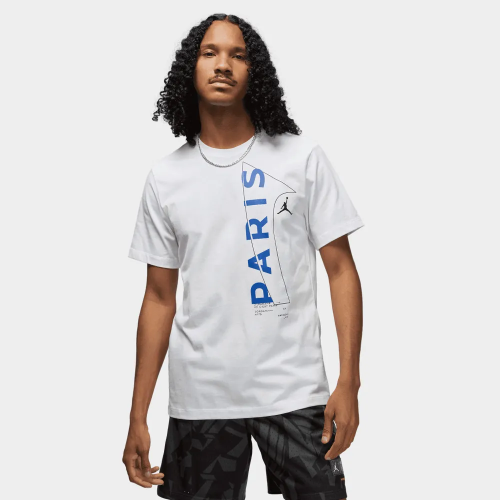 Jordan Paris Saint-Germain T-shirt White / Game Royal - Black