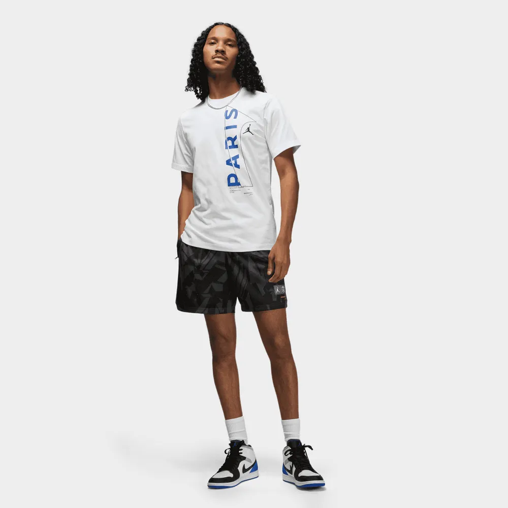 Jordan Paris Saint-Germain T-shirt White / Game Royal - Black