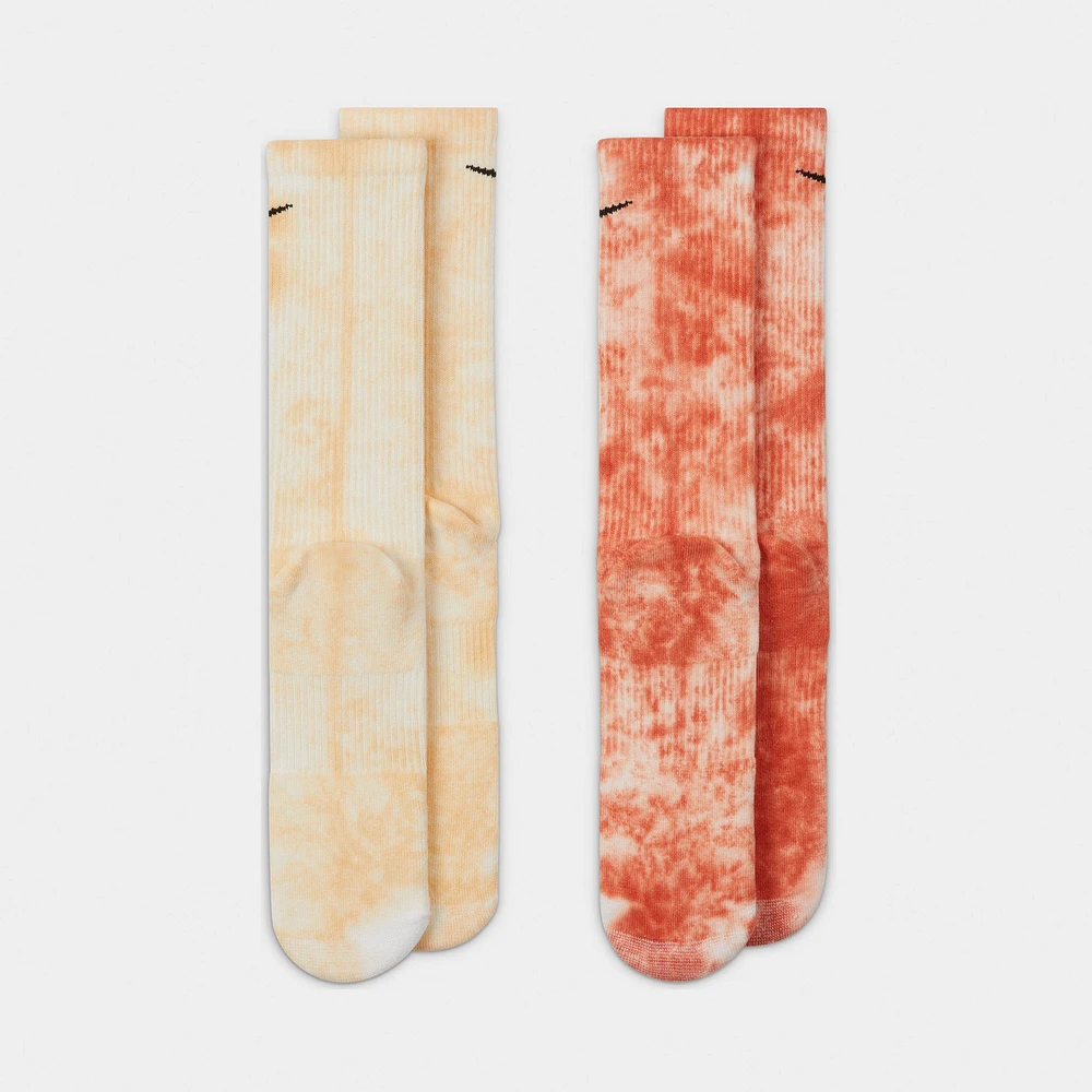 Nike Everyday Plus Cushioned Tie-Dye Crew Socks (2 Pack) / Multi-colour