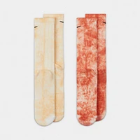 Nike Everyday Plus Cushioned Tie-Dye Crew Socks (2 Pack) / Multi-colour