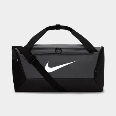 Nike Brasilia 9.5 Training Duffel Bag Flint Grey / Black - White