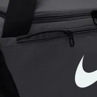 Nike Brasilia 9.5 Training Duffel Bag Flint Grey / Black - White