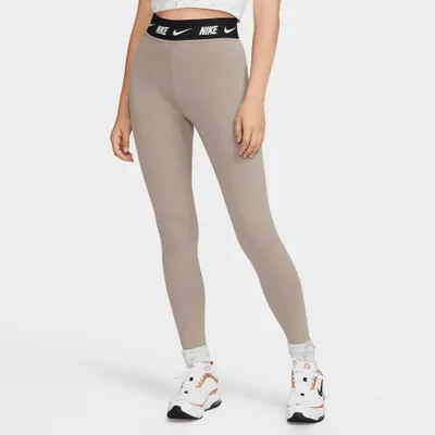 Nike Women’s Sportswear Club High-Waisted Leggings Moon Fossil / Olive Grey