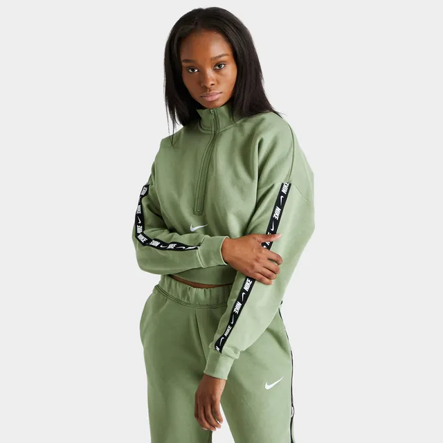 Nike Sportswear Collection Women's Cropped Long-Sleeve Polo.