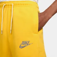 Nike Sportswear Fleece Shorts Vivid Sulfur / White