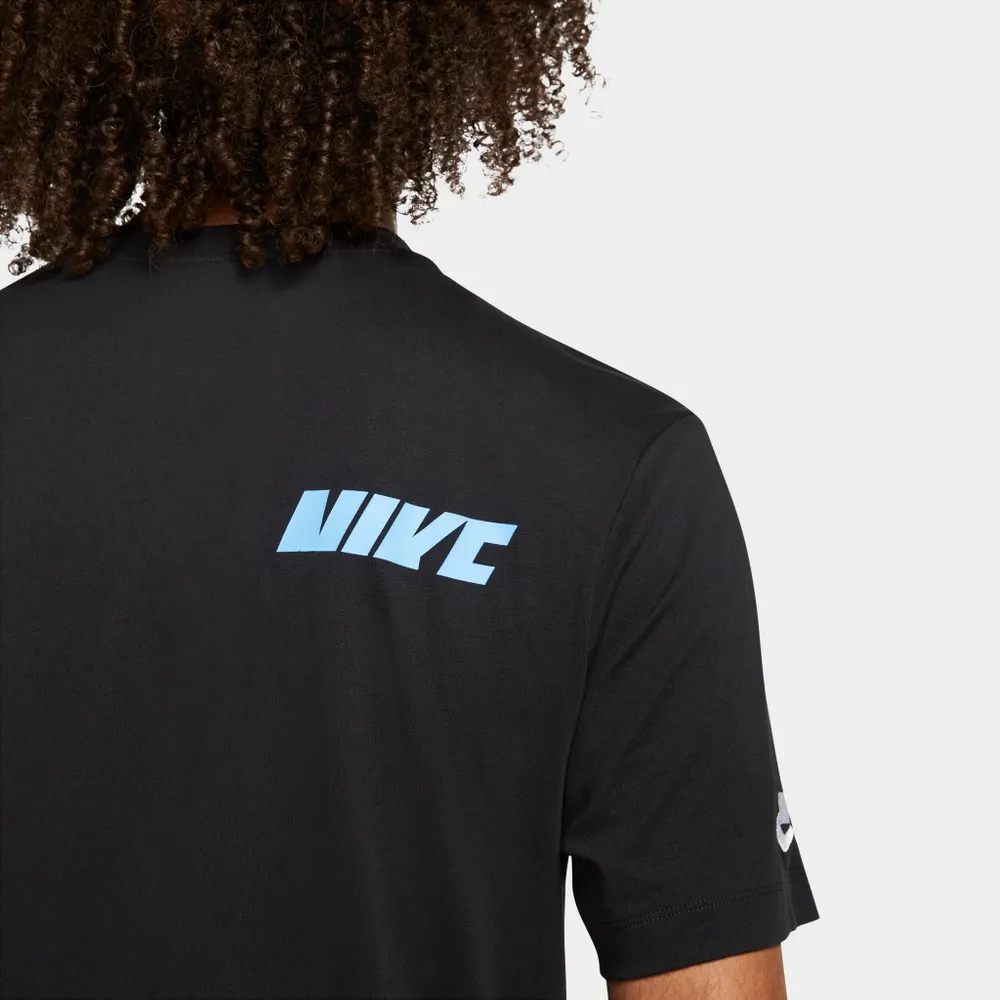Nike Sportswear Essentials+ T-shirt Black / Dark Marina Blue