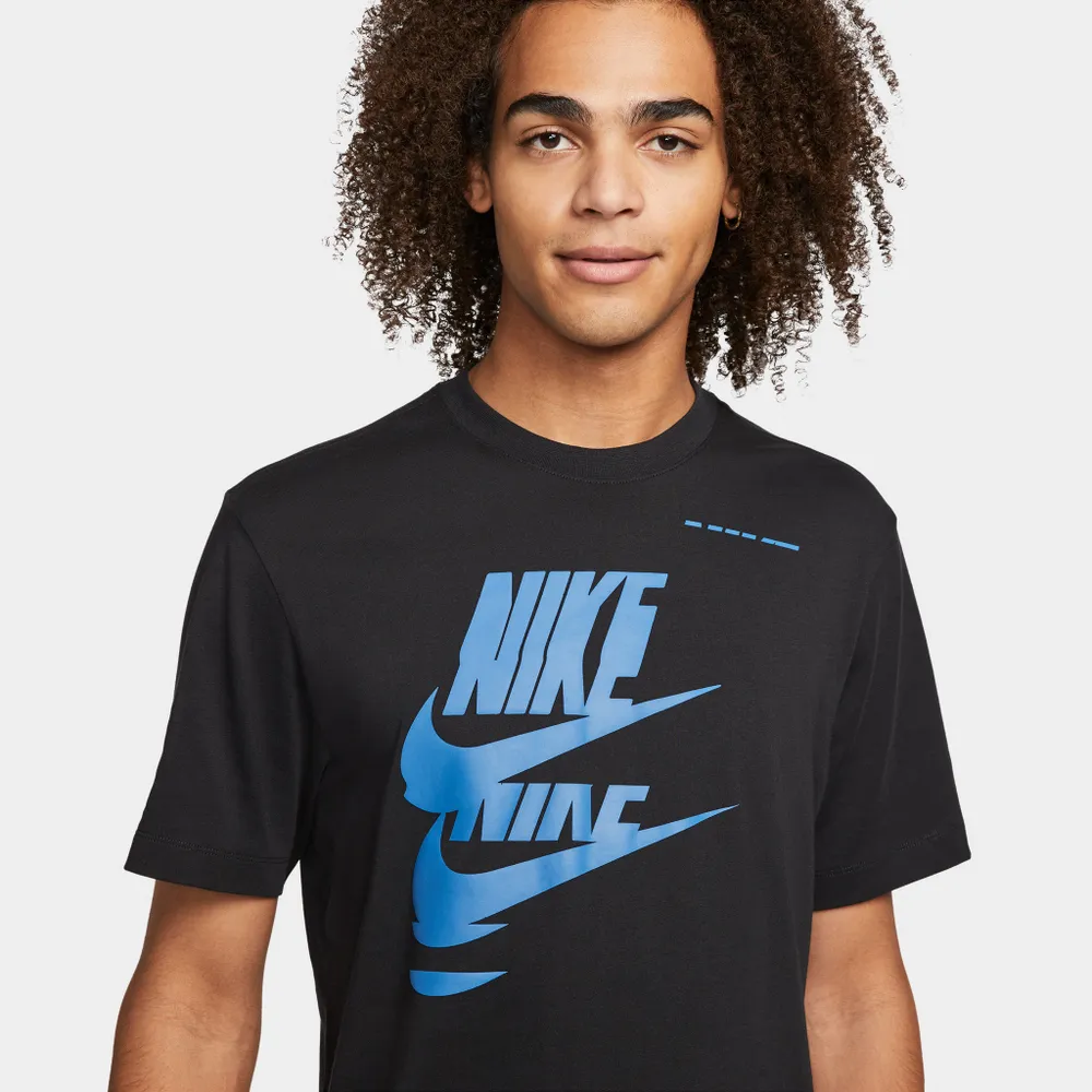 Nike Sportswear Essentials+ T-shirt Black / Dark Marina Blue
