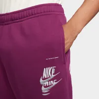 Nike Sportswear Sport Essentials+ Fleece Pants Sangria / Vivid Green