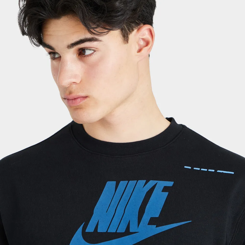 Nike Sportswear Sports Essentials+ Fleece Crew Black / White