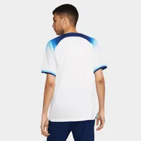 Nike England 2022/23 Dri-FIT Stadium Home Soccer Jersey White / Blue Fury - Void