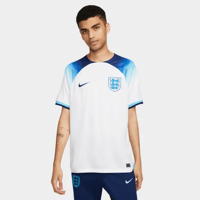 Nike England 2022/23 Dri-FIT Stadium Home Soccer Jersey White / Blue Fury - Void