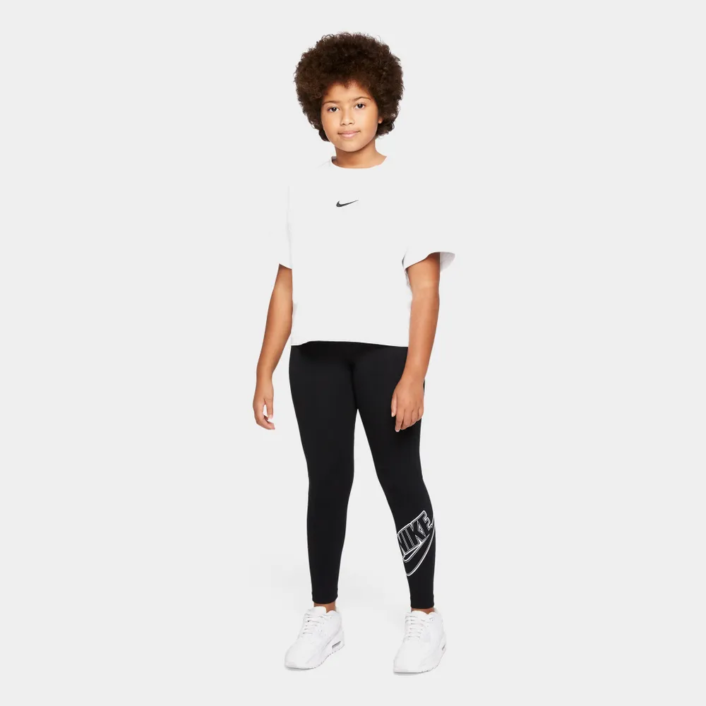 Nike Sportswear Junior Girls’ Essentials Mid-Rise Leggings Black / White