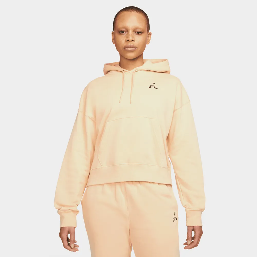 Jordan Women's Essentials Fleece Pullover Hoodie / White Onyx