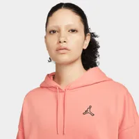 Jordan Women's Essentials Fleece Pullover Hoodie / Light Madder Root