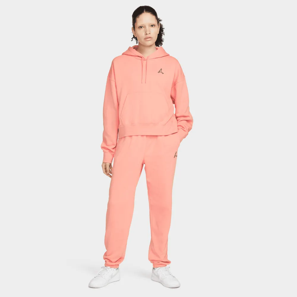 Jordan Women's Essentials Fleece Pullover Hoodie / Light Madder Root