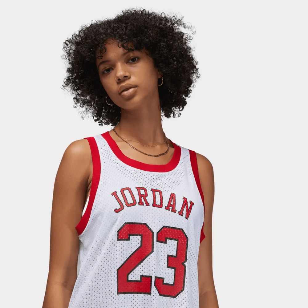 Jordan Women’s (Her)itage Dress White / Gym Red - Black