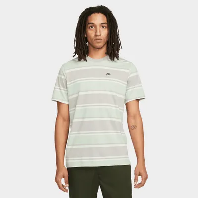 Nike Sportswear Stripe T-shirt Sea Glass / College Grey - Seafoam