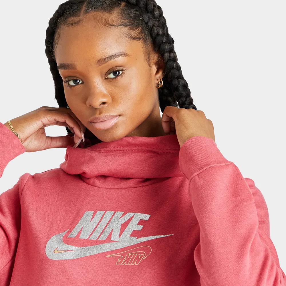 Nike Sportswear Club Fleece Women's Funnel-Neck Hoodie.