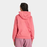 Nike Sportswear Women’s Club Fleece Funnel-Neck Glitter Pullover Hoodie / Archaeo Pink