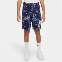 Nike Junior Boys’ Sportswear Printed French Terry Shorts / Midnight Navy