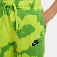 Nike Junior Boys’ Printed French Terry Shorts Atomic Green / Black