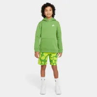 Nike Junior Boys’ Printed French Terry Shorts Atomic Green / Black